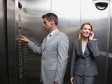 Camera IP no Elevador